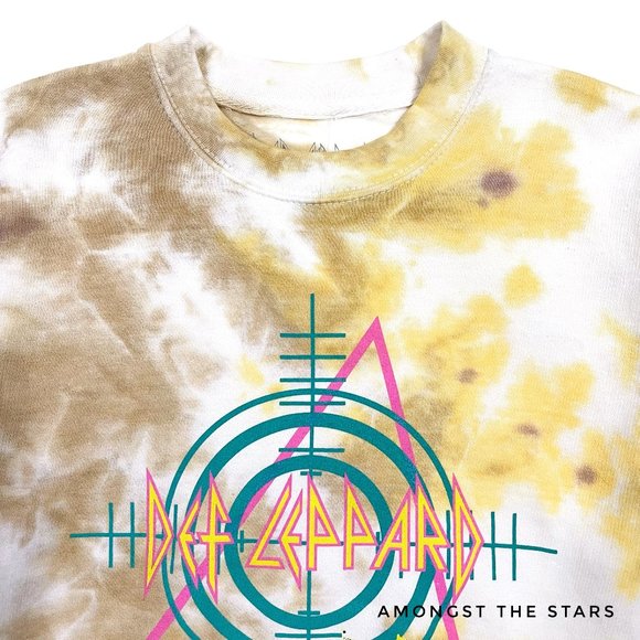 Def Leppard Hysteria Tie Dye Band Sweatshirt - Picture 3 of 5